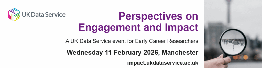 A banner image showing the title of the event and event details: perspectives on engagement and impact 2026